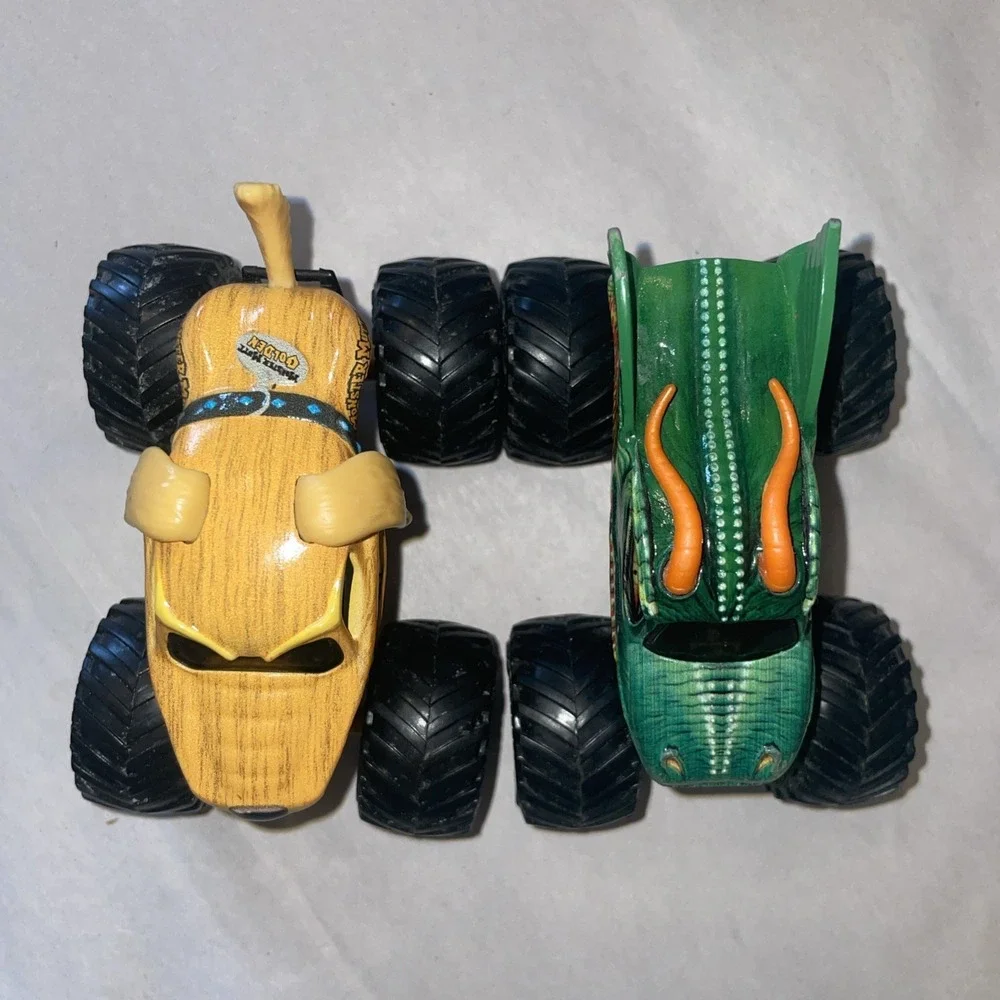 Four Monster Truck Metal Body Diecast 1:64